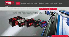 Desktop Screenshot of probebattery.co.za